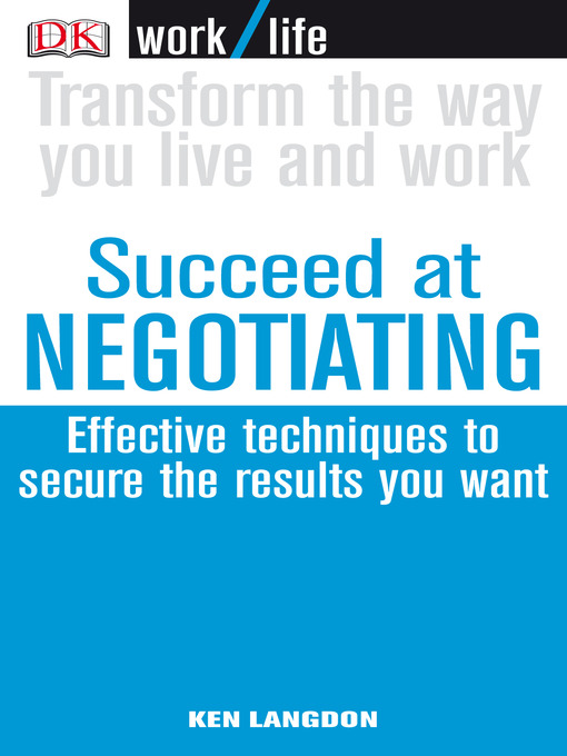Title details for Succeed at Negotiating by Ken Langdon - Available